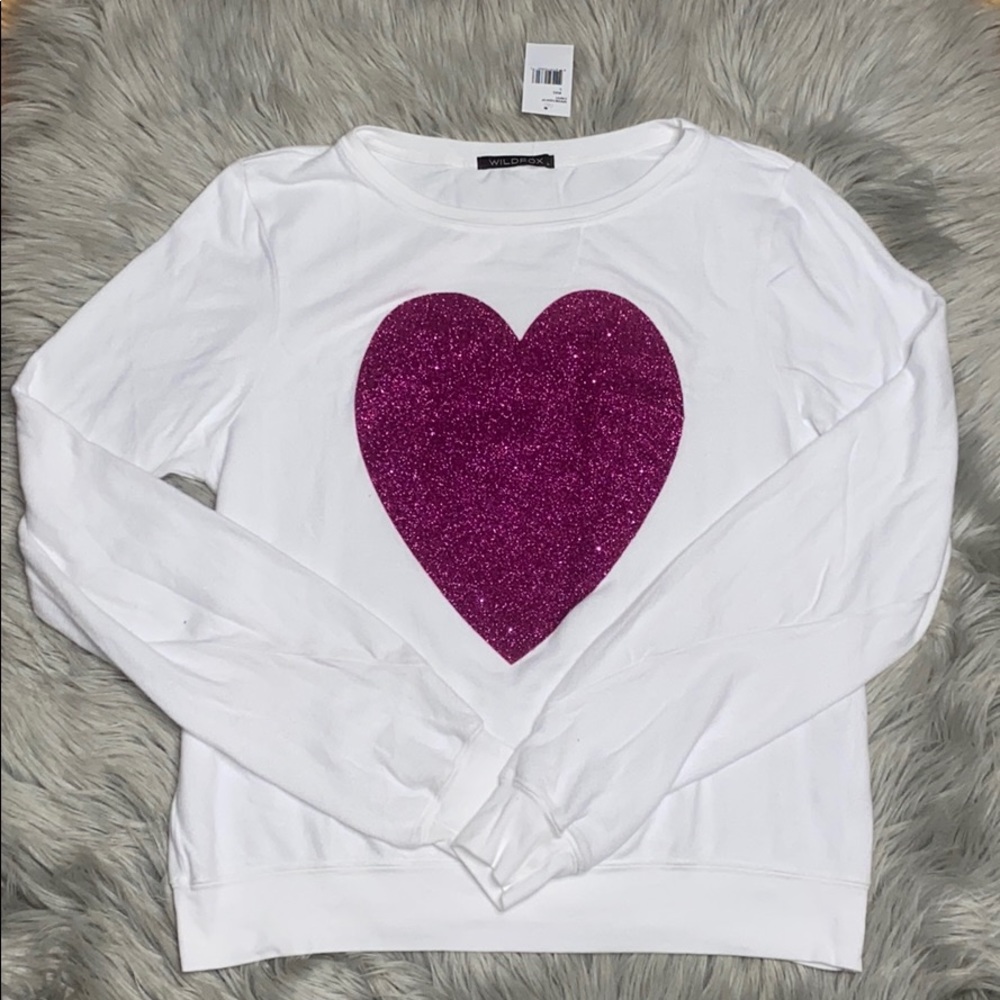 Wild fox heart sweater❤️